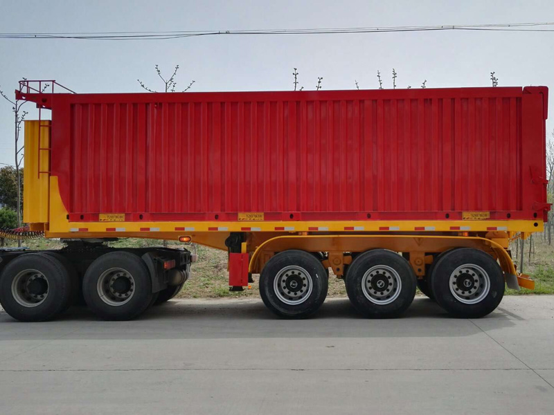 后翻自卸半掛車(chē)